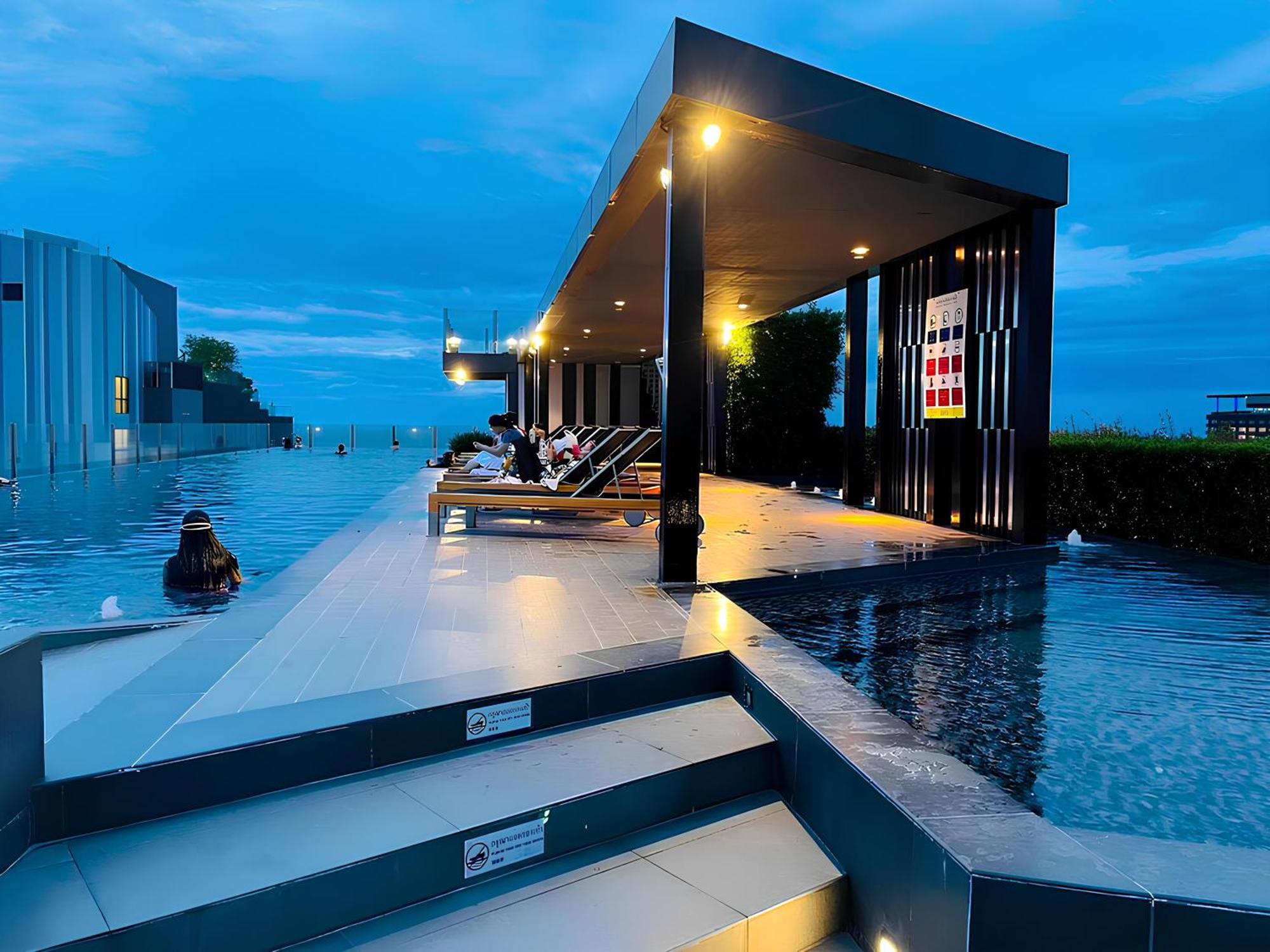 Apartament Great Location With Infinity Pool - Central Pattaya Zewnętrze zdjęcie